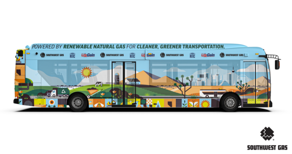 Renewable Gas Bus Wrap Award of Excellence Winner